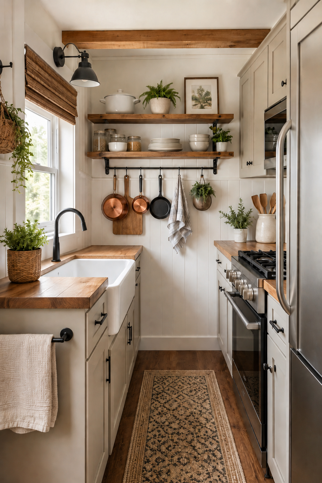 Small Kitchen Ideas for a Cozy Farmhouse Cottage Kitchen