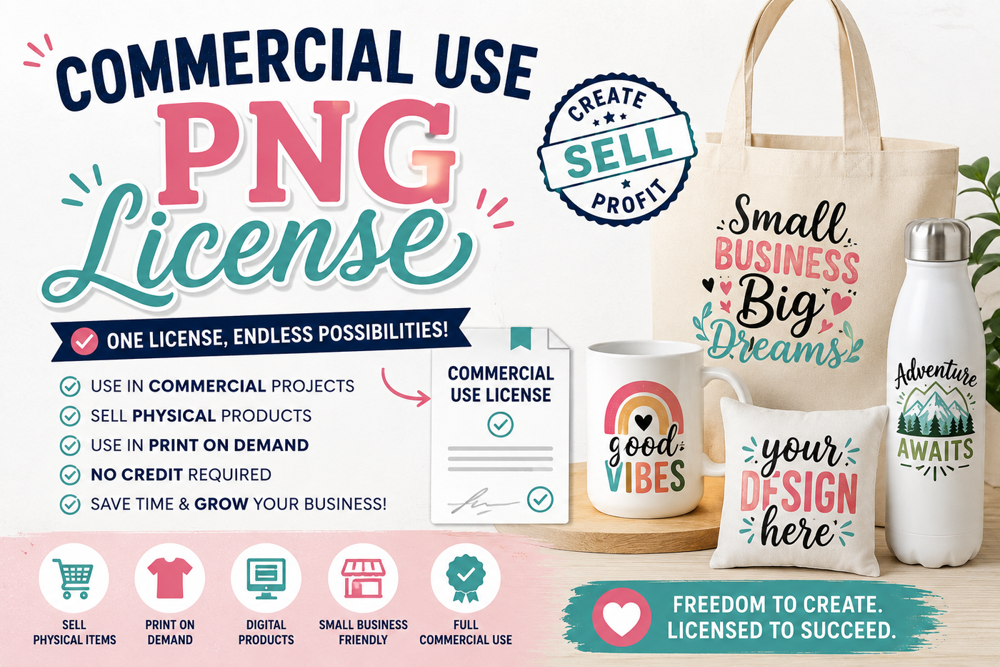 Commercial Use PNG License: What Crafters, Designers & Sellers Need to Know7