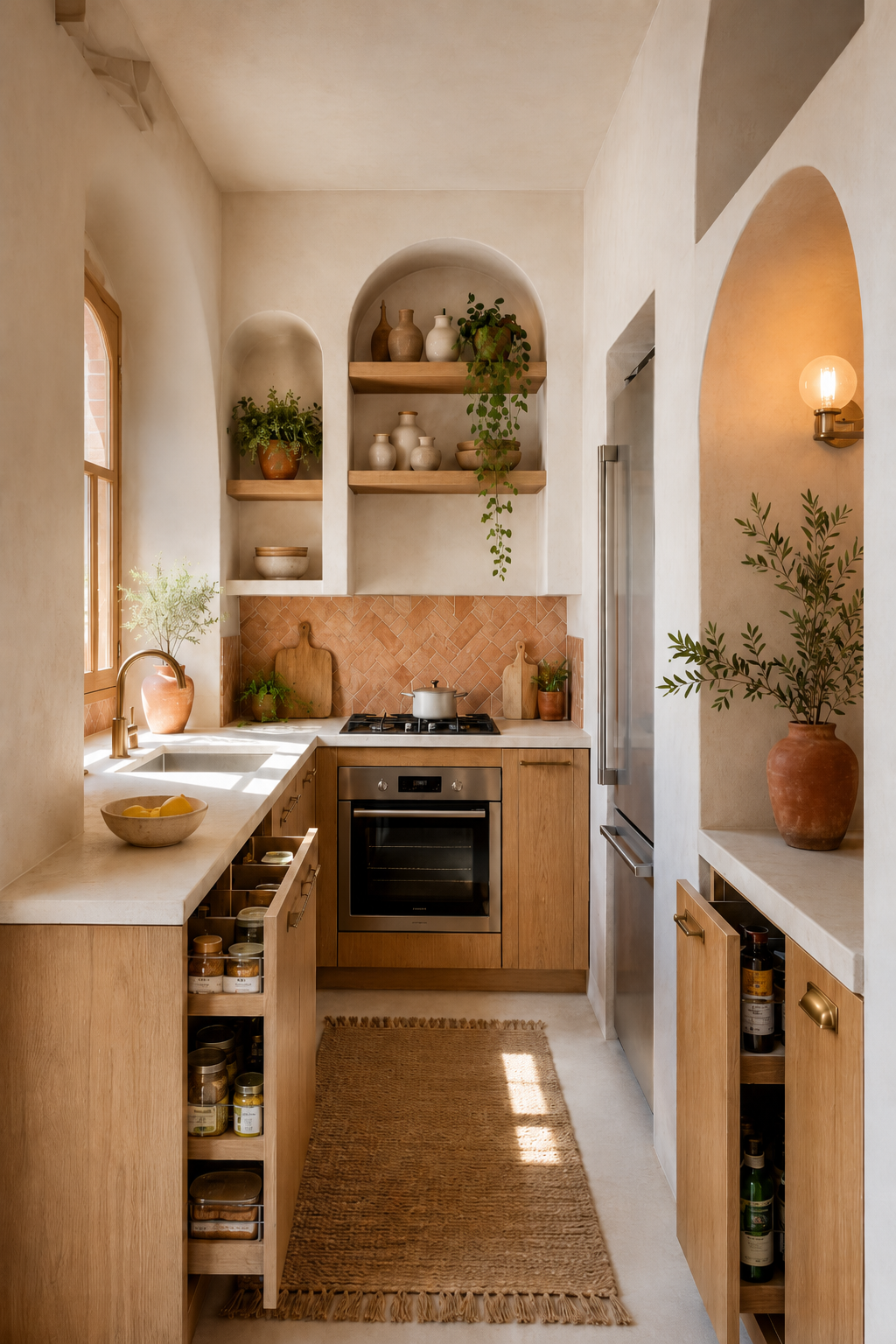 Small Kitchen Ideas for a Warm Mediterranean-Inspired Home