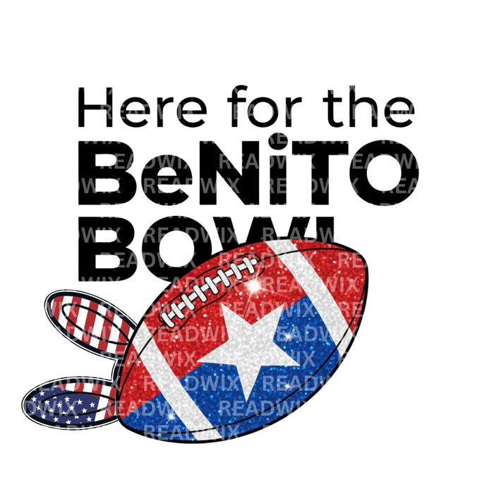 Benito Bowl Super Bowl 2026 Shirt PNG