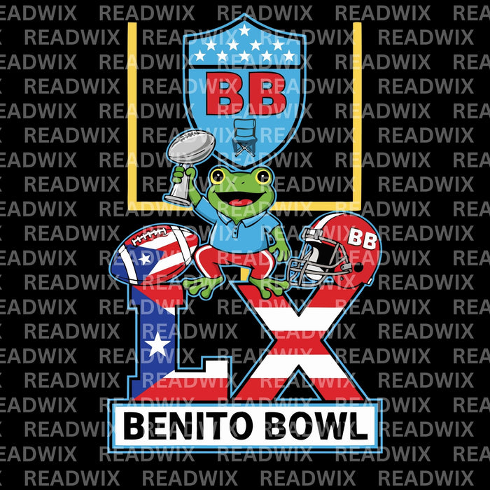 Benito Bowl Super Bowl LX Shirt PNG