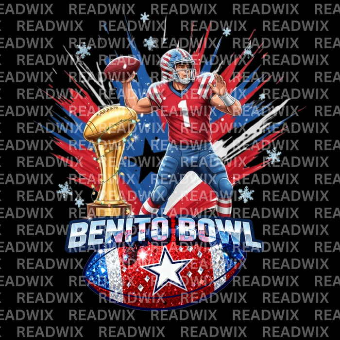 Benito Bowl Super Bowl 2026 Shirt PNG