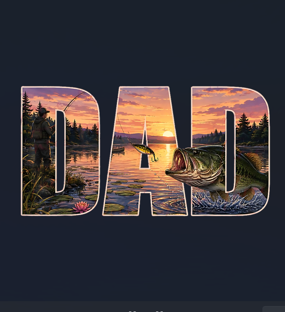 Dad Fishing PNG