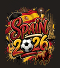 Spain 2026 PNG Soccer Fan Design Digital Download