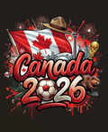 Canada 2026 PNG Soccer Fan Design Digital Download